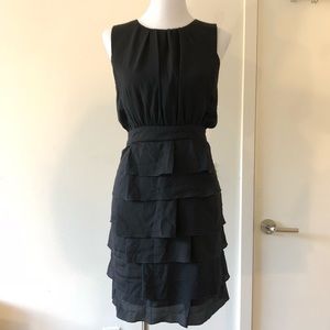 Anama Black Ruffle Dress
